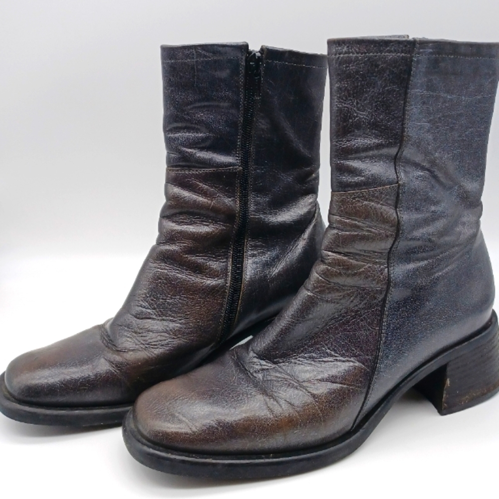 Kenneth Cole/Priapas Gomma Collab. Gray/Silver boots